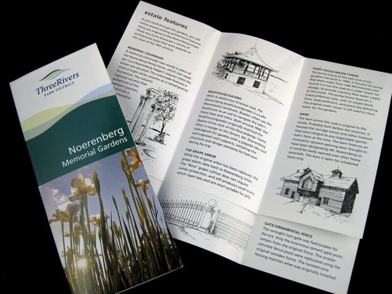 garden tour brochure